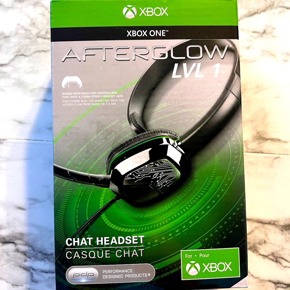 🎮 Xbox One Afterglow LVL 1 Chat Headset - New